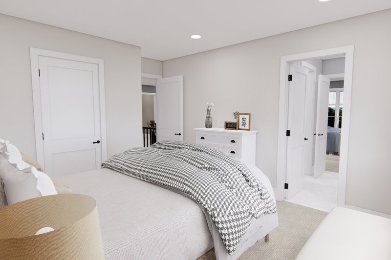Dream House Plan - Interior - Bedroom 3 for Country House Plan #51-1568 - 4 bed, 3.5 bath