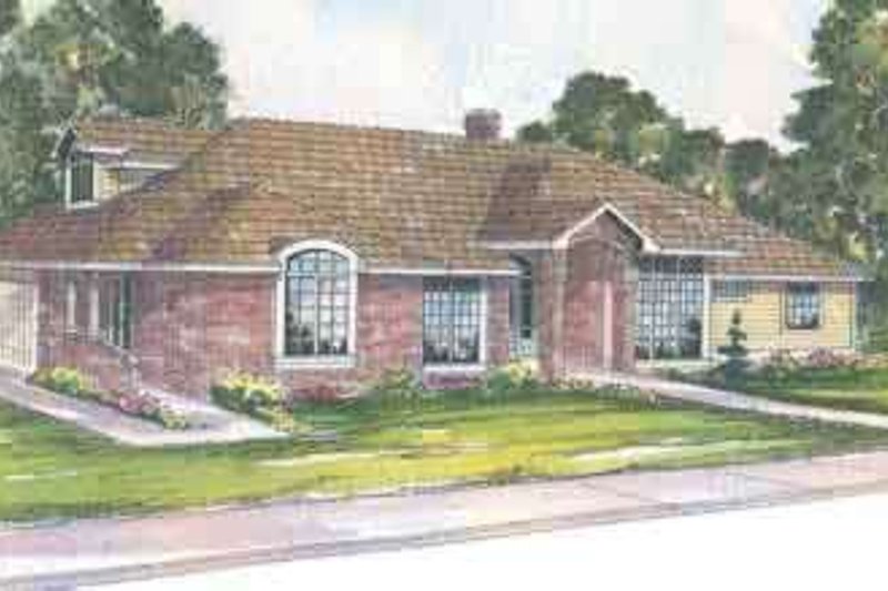 Dream House Plan - Exterior - Front Elevation Plan #124-402