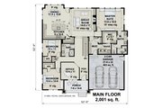 Traditional Style House Plan - 3 Beds 2 Baths 2001 Sq/Ft Plan #51-1186 
