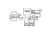 European Style House Plan - 4 Beds 4 Baths 3533 Sq/Ft Plan #40-234 