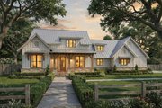 Farmhouse Style House Plan - 3 Beds 2 Baths 1477 Sq/Ft Plan #120-281 Exterior 