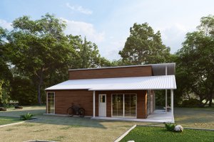 Exterior - Other Elevation 1 for Barndominium House Plan #1107-1 - 2 bed, 2 bath