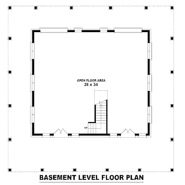 Beach Floor Plan - Lower Floor Plan #81-13792