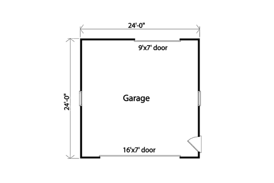 Floor Plan - Main Floor for Traditional House Plan #22-563, 0 bath