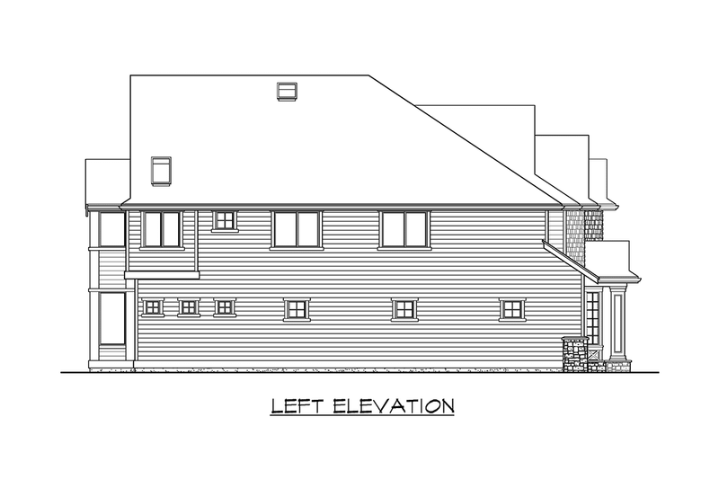 Architectural House Design - Exterior - Other Elevation 1 for Traditional House Plan #132-147 - 4 bed, 2.5 bath