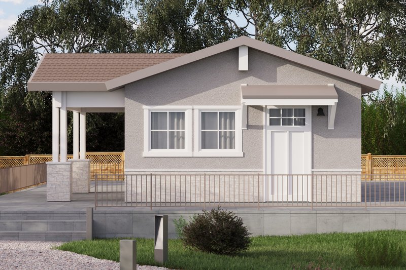 House Design - Exterior - Front Elevation 5 for Craftsman House Plan #1106-188 - 1 bed, 1 bath
