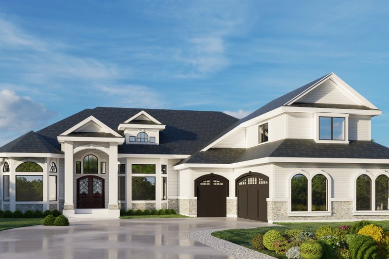 Home Plan - European Exterior - Front Elevation Plan #112-227