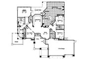 European Style House Plan - 3 Beds 2.5 Baths 2397 Sq/Ft Plan #417-258 