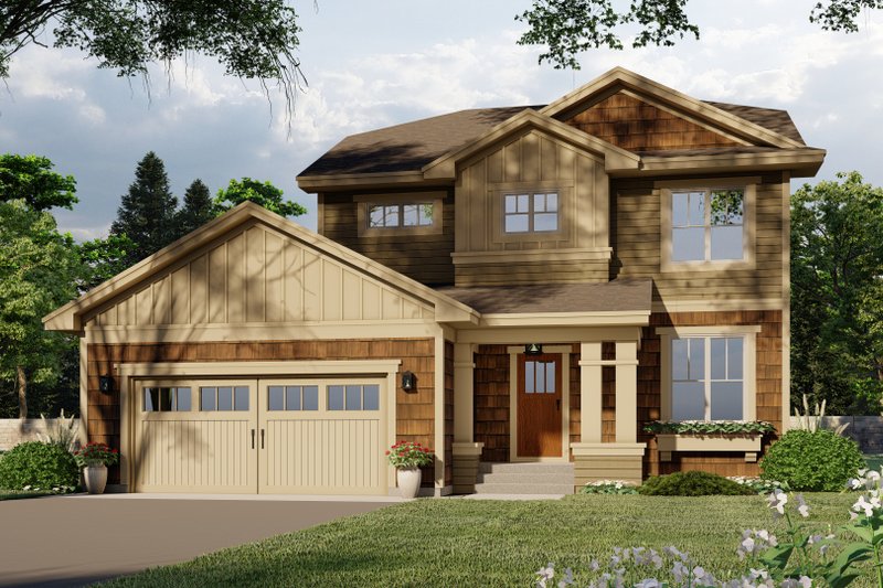 Traditional Style House Plan - 4 Beds 2.5 Baths 2172 Sq/Ft Plan #51-1190