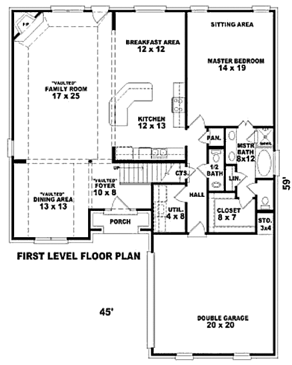 European Floor Plan - Main Floor Plan #81-13718