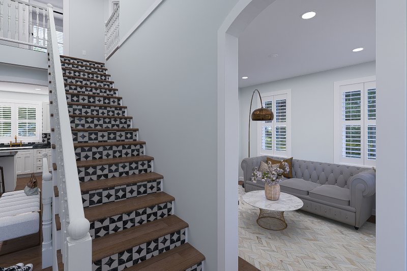 House Design - Interior - Entry for Farmhouse House Plan #1060-262 - 4 bed, 2.5 bath