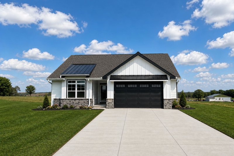 Home Plan - Exterior - Front Elevation 2 for Farmhouse House Plan #20-2354 - 3 bed, 2 bath