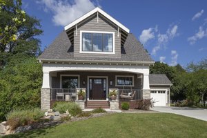 Exterior - Front Elevation 3 for Craftsman House Plan #901-148 - 4 bed, 3.5 bath