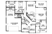 Traditional Style House Plan - 4 Beds 2 Baths 2212 Sq/Ft Plan #117-1065 