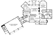 European Style House Plan - 3 Beds 4.5 Baths 3660 Sq/Ft Plan #453-42 