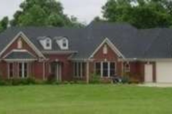 Exterior - Front Elevation for Southern House Plan #81-1352 - 3 bed, 3 bath