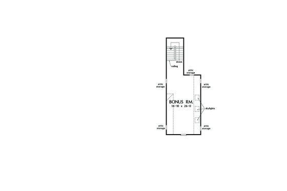 Floor Plan - Other Floor 1 for European House Plan #929-25 - 4 bed, 3 bath