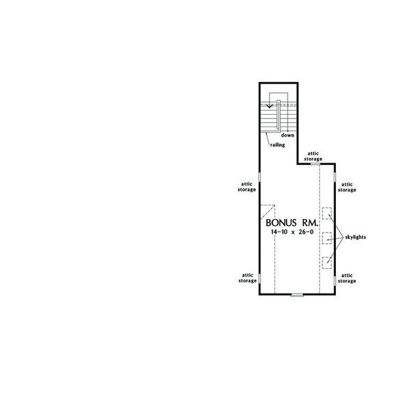 European Floor Plan - Other Floor Plan #929-25