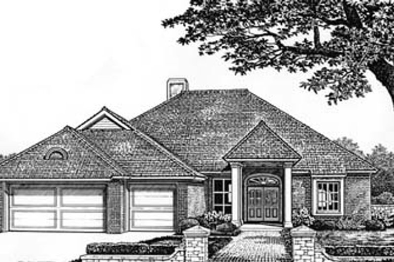 Traditional Style House Plan - 3 Beds 2.5 Baths 2350 Sq/Ft Plan #310-528