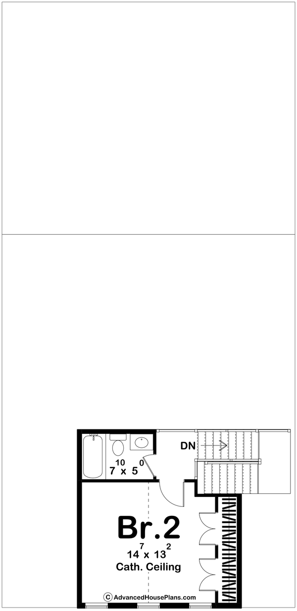 Barndominium Floor Plan - Upper Floor Plan #455-508