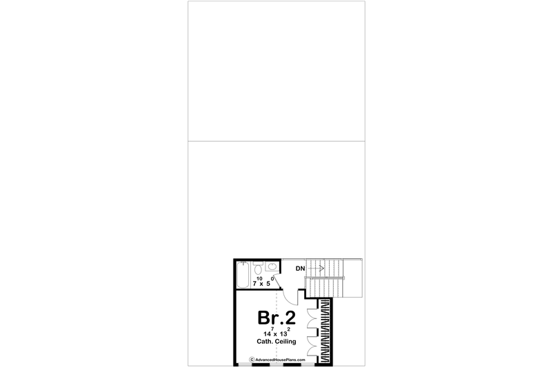 Home Plan - Floor Plan - Upper Floor for Barndominium House Plan #455-508 - 2 bed, 2.5 bath