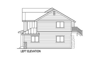 Exterior - Other Elevation 1 for Traditional House Plan #569-93 - 3 bed, 2.5 bath