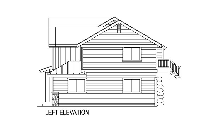 House Plan Design - Exterior - Other Elevation 1 for Traditional House Plan #569-93 - 3 bed, 2.5 bath