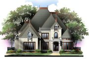 European Style House Plan - 4 Beds 3.5 Baths 2979 Sq/Ft Plan #119-323 