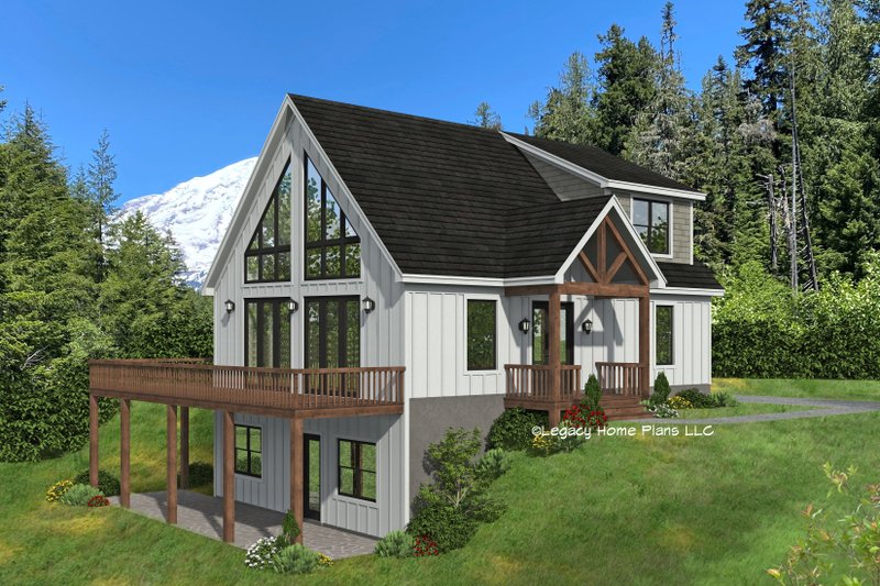 Southern Style House Plan - 3 Beds 3.5 Baths 1784 Sq/Ft Plan #932-863
