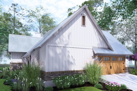 Exterior - Other Elevation 3 for Cottage House Plan #120-290 - 4 bed, 3.5 bath