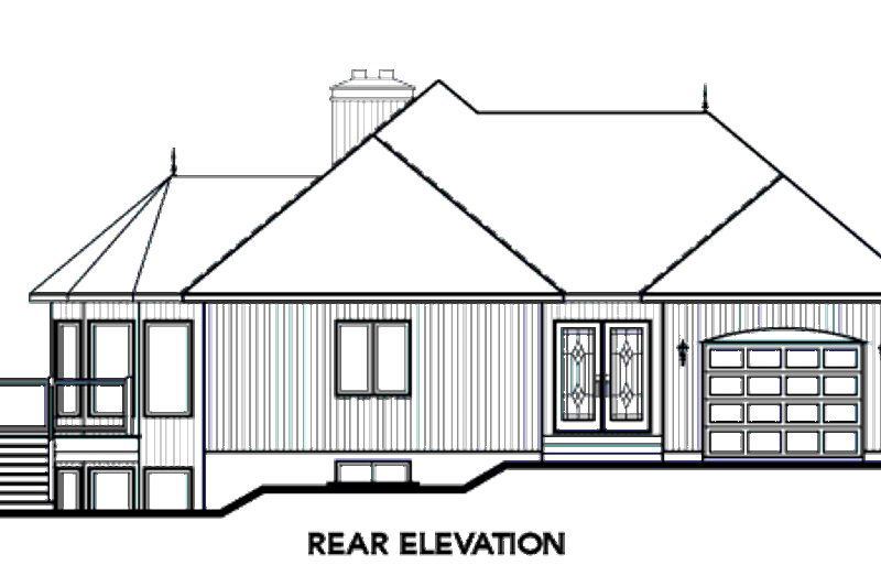Dream House Plan - Exterior - Front Elevation for Traditional House Plan #23-2286 - 3 bed, 3 bath