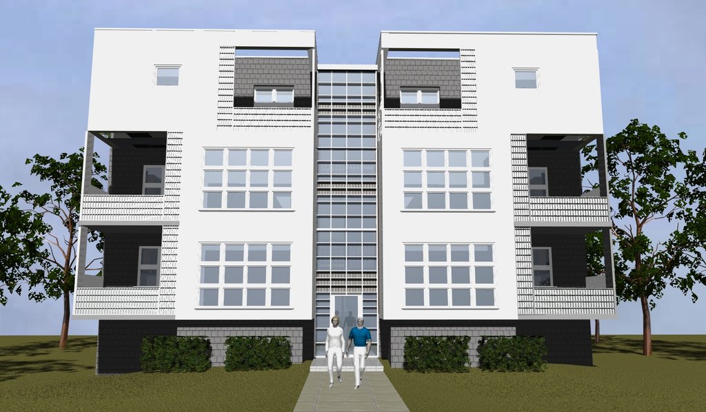 Floor plans Modern Style House Plan - 3 Beds 2.5 Baths 1900 Sq/Ft Plan #535-12