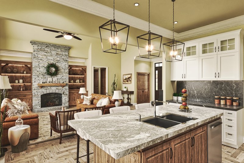 House Blueprint - Interior - Other 2 for Craftsman House Plan #54-408 - 3 bed, 2 bath
