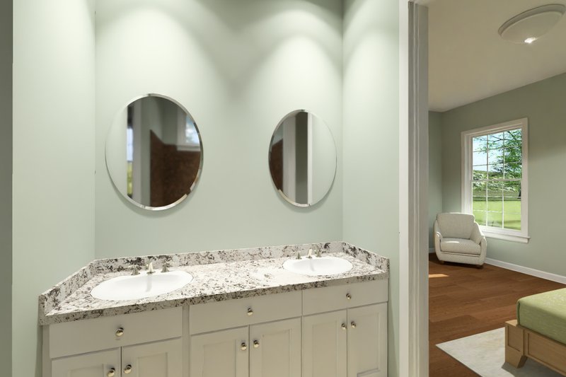 Home Plan - Interior - Master Bathroom for Cottage House Plan #513-2422 - 4 bed, 2.5 bath