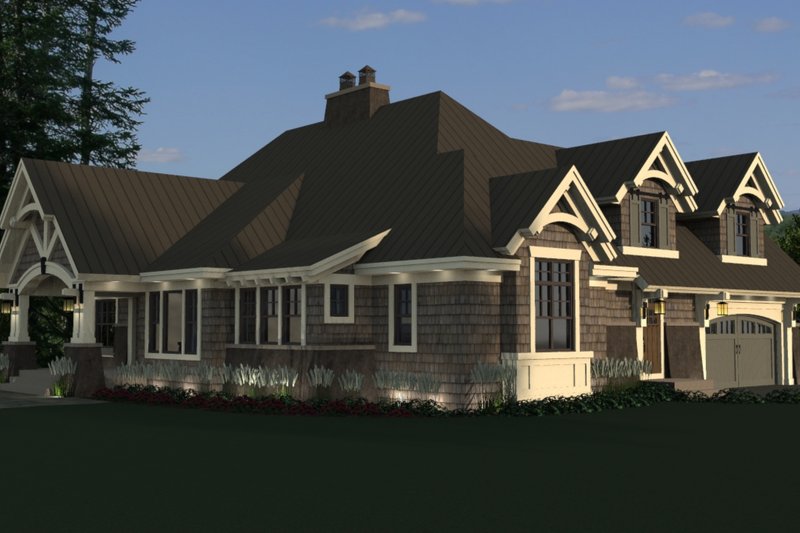 House Blueprint - Exterior - Other Elevation for Craftsman House Plan #51-572 - 4 bed, 3 bath