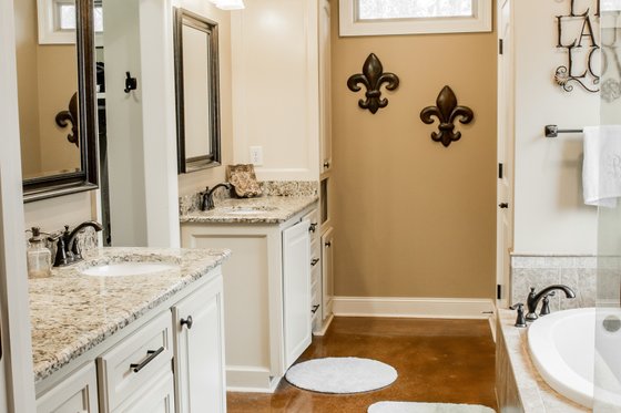 Interior - Master Bathroom 1 for European House Plan #430-107 - 3 bed, 2 bath