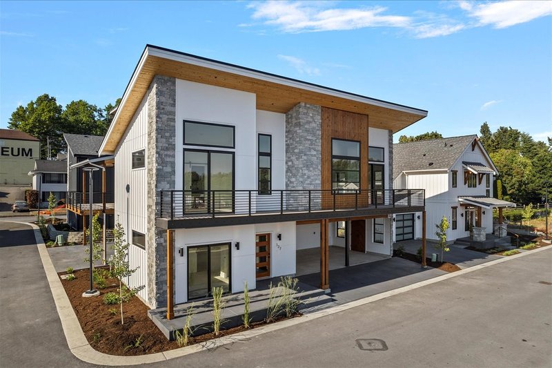 House Blueprint - Exterior - Other Elevation 1 for Contemporary House Plan #1070-237 - 2 bed, 2.5 bath