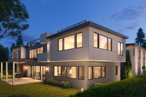 Exterior - Other Elevation for Contemporary House Plan #1066-163 - 7 bed, 5.5 bath