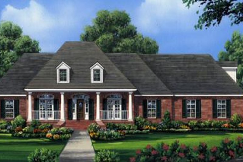 Traditional Style House Plan - 4 Beds 3 Baths 2491 Sq/Ft Plan #21-273