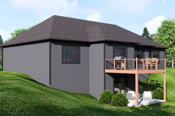 Exterior - Other Elevation 1 for Country House Plan #1064-286 - 3 bed, 2.5 bath