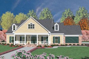 Farmhouse Exterior - Front Elevation Plan #36-202