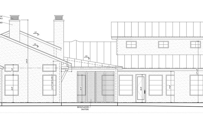 House Plan Design - Exterior - Rear Elevation for Mediterranean House Plan #1110-44 - 4 bed, 4.5 bath