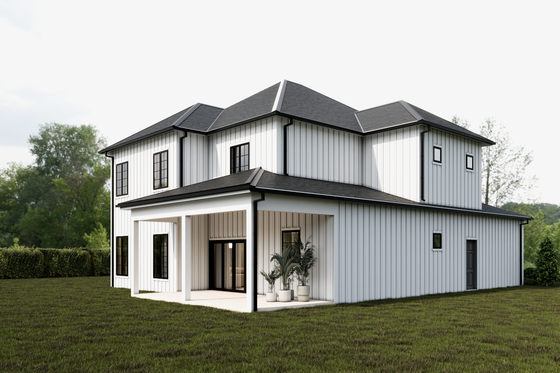 Exterior - Other Elevation for Farmhouse House Plan #1112-4 - 4 bed, 4 bath