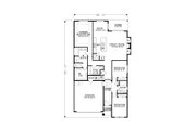 Craftsman Style House Plan - 3 Beds 2 Baths 2651 Sq/Ft Plan #53-504 