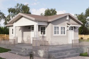 Craftsman Exterior - Front Elevation Plan #1106-188