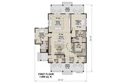 Farmhouse Style House Plan - 4 Beds 4.5 Baths 2596 Sq/Ft Plan #51-1277 