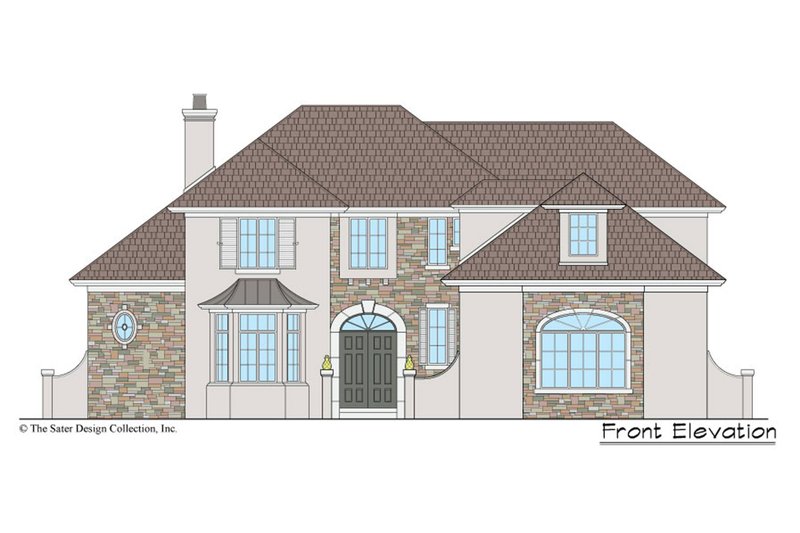 Dream House Plan - Exterior - Other Elevation 2 for European House Plan #930-517 - 4 bed, 3.5 bath