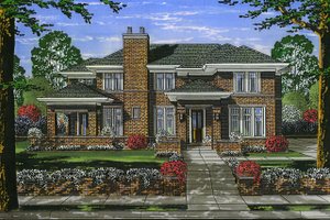 Traditional Exterior - Front Elevation Plan #46-870