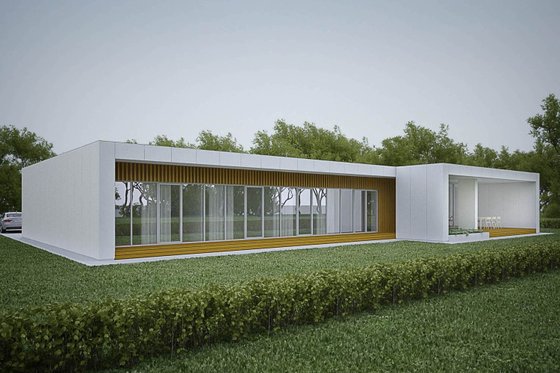 Modern design, elevation 