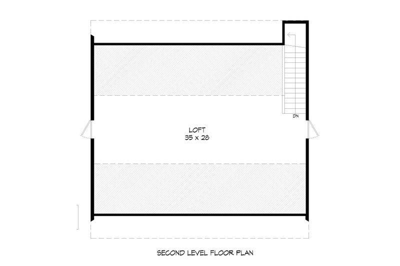 Home Plan - Floor Plan - Upper Floor for Farmhouse House Plan #932-75, 0 bath